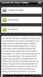 Mobile Screenshot of coloradoelkcamp.com